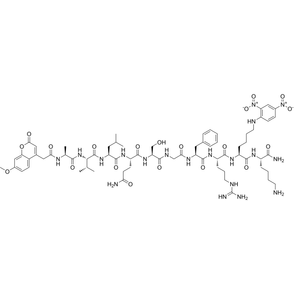 MCA-AVLQSGFR-Lys(Dnp)-Lys-NH2 932391-88-3